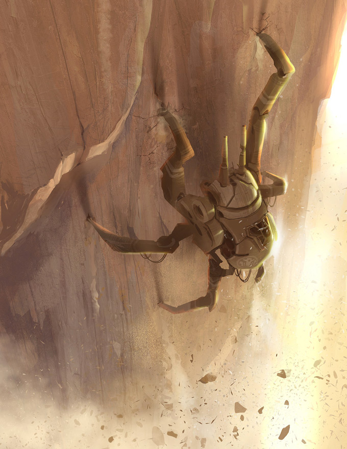 Mech Concept Art by Andrew Bosley