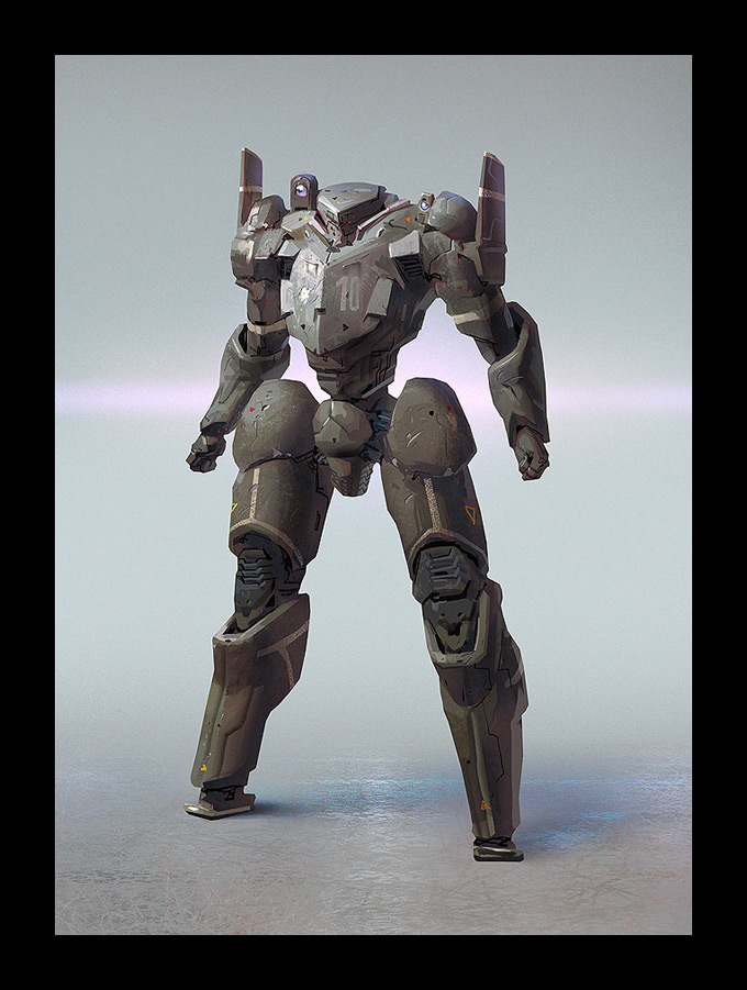 Mech Concept Art by Johannes Voss